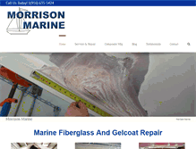 Tablet Screenshot of morrison-marine.com
